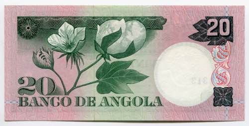 Angola 20 Escudos 1973 RARE P# ... 