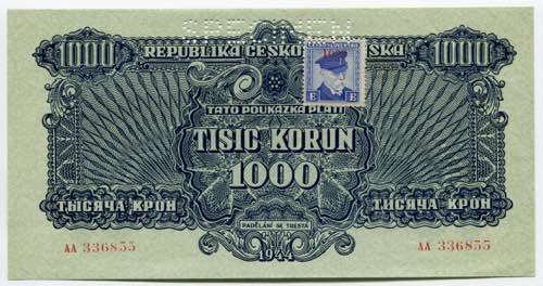 Czechoslovakia 1000 Korun 1944 ... 