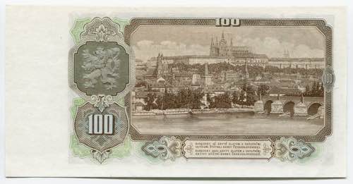 Czechoslovakia 100 Korun 1953 P# ... 