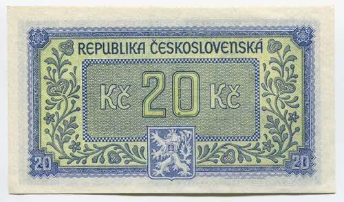 Czechoslovakia 20 Korun 1945 ... 