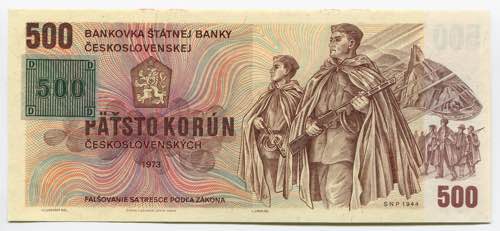Czechoslovakia 500 Korun 1973 P# ... 