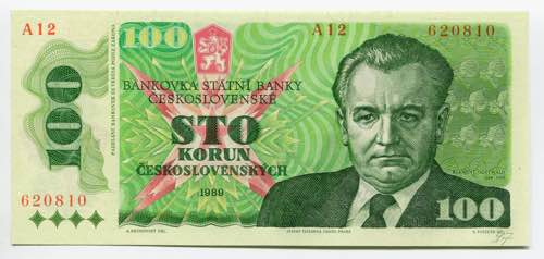 Czechoslovakia 100 Korun 1989 P# ... 
