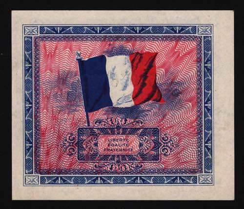 France 2 Francs 1944 P# 114a; UNC