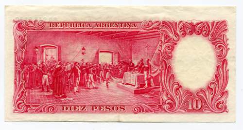 Argentina 10 Pesos 1949 - 1952 ... 