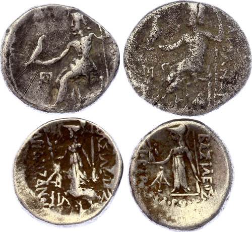 Ancient Greece 4 x 1 Drachm 330 - ... 