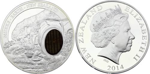 New Zealand 1 Dollar 2014 Rare! ... 