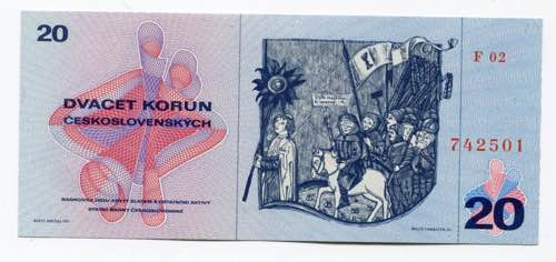 Czechoslovakia 20 Korun 1971 ... 