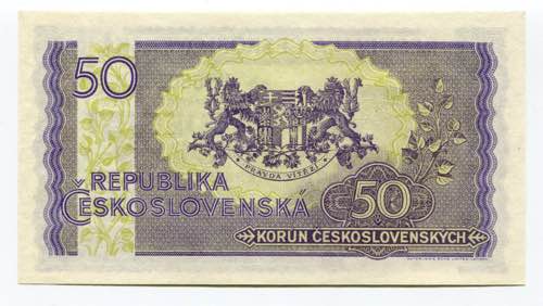 Czechoslovakia 50 Korun 1945 (ND) ... 