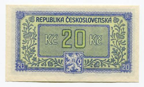 Czechoslovakia 20 Korun 1945 (ND) ... 