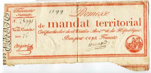 France 100 Francs 1796 # 28991