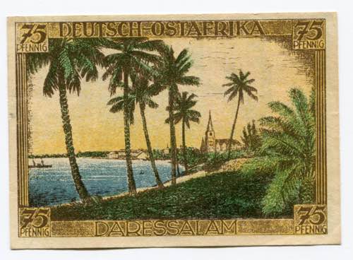 German East Africa 75 Pfennig 1921 ... 