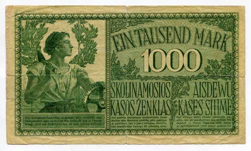 Germany - Empire Kowno 1000 Mark ... 