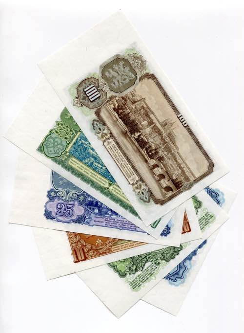 Czechoslovakia Set of 6 Banknotes ... 