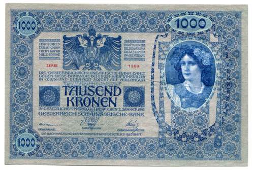 Austria 1000 Kronen 1902 - P# 8a; ... 