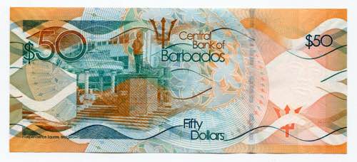 Barbados 50 Dollars 2013 - P# 77; ... 
