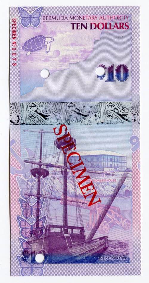 Bermuda 10 Dollars 2009 Specimen - ... 