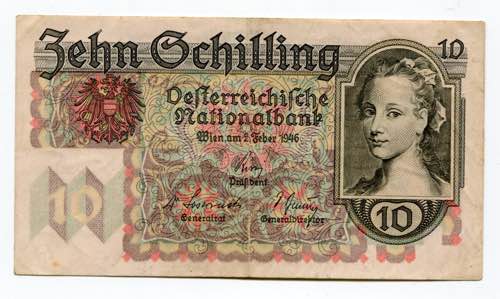 Austria 10 Schilling 1946 - P# ... 