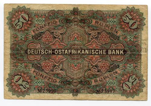 German East Africa 50 Rupein 1905 ... 