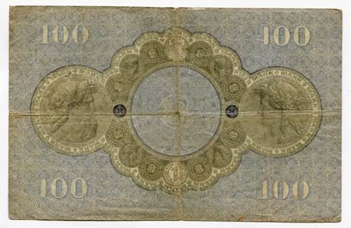 Germany - Empire Baden 100 Mark ... 