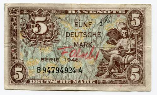 Germany - FRG 5 Deutche Mark 1948 ... 