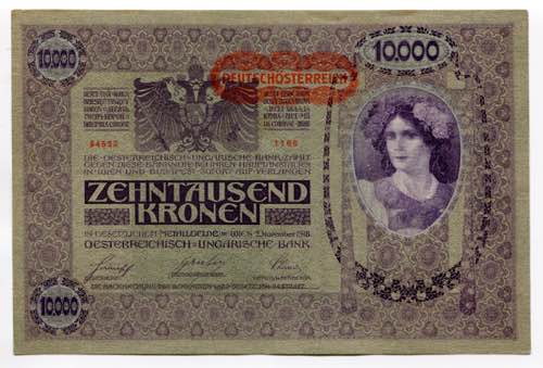 Austria 10000 Kronen 1918 (ND) - ... 