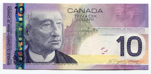Canada 10 Dollar 2005 - P# 102Ab; ... 
