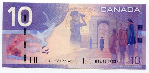 Canada 10 Dollar 2005 - P# 102Ab; ... 