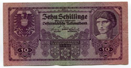 Austria 10 Schilling 1925 Rare! - ... 