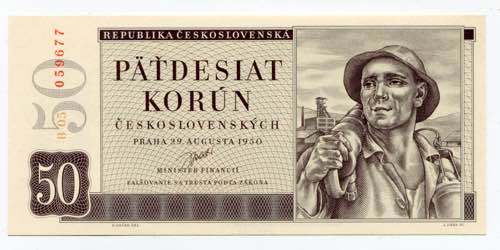 Czechoslovakia 50 Korun 1950 - P# ... 