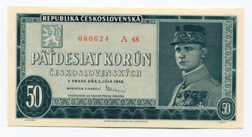 Czechoslovakia 50 Korun 1948 - P# ... 