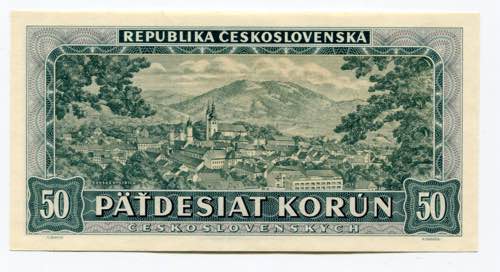 Czechoslovakia 50 Korun 1948 - P# ... 