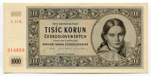 Czechoslovakia 1000 Korun 1945 - ... 