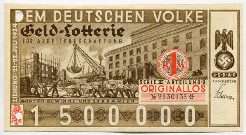 Germany - Third Reich Lottery ... 