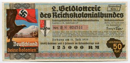 Germany - Third Reich Lottery ... 