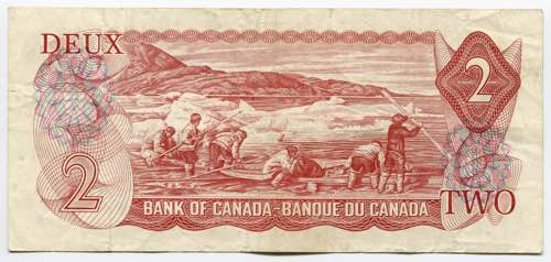 Canada 2 Dollars 1974 - P# 86b; # ... 