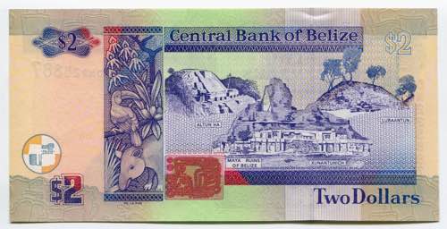 Belize 2 Dollars 2014 - P# 66e; # ... 