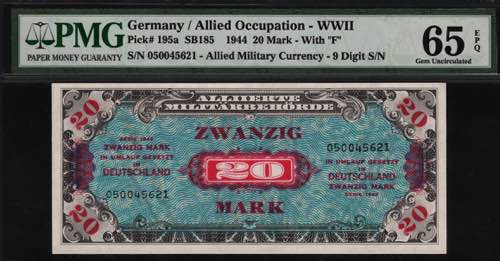 Germany - Third Reich 20 Mark 1944 ... 