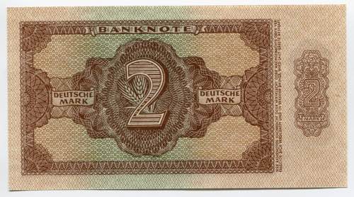 Germany - DDR 2 Deutsche Mark 1948 ... 