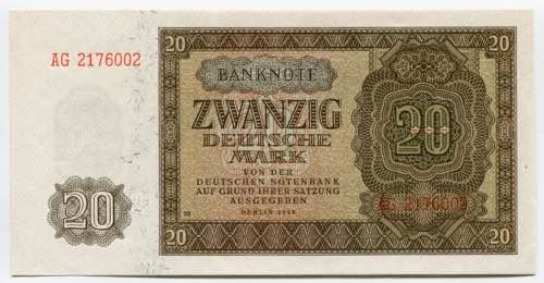 Germany - DDR 20 Deutsche Mark ... 