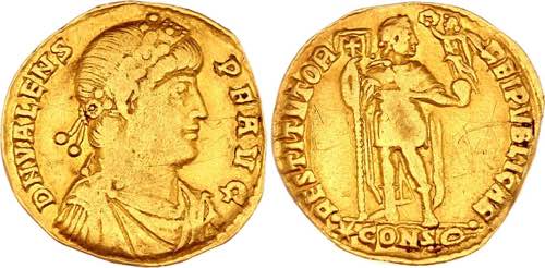 Roman Empire Solidus 364 - 378 ... 