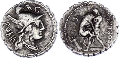 Roman Republic Denarius 80 BC, C. ... 