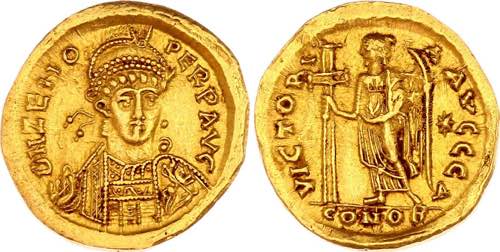 Byzantium Solidus 476 - 491 AD - ... 