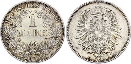 Germany - Empire 1 Mark 1875 C - ... 