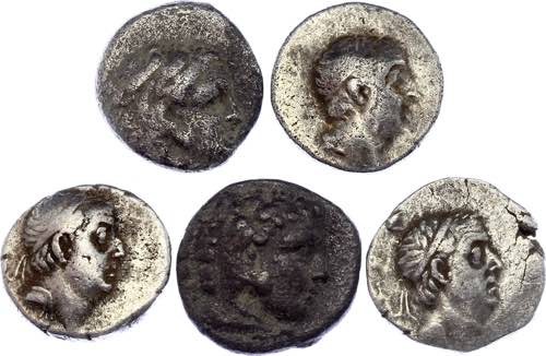 Ancient Greece Lot of 5 Silver ... 