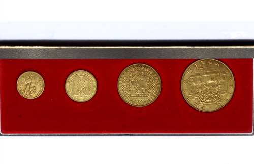 Czechoslovakia Set of 4 Coins 1978 ... 