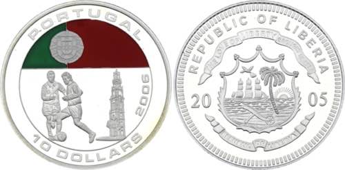 Liberia 10 Dollars 2005 - Silver ... 