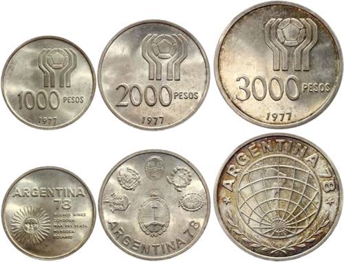 Argentina 1000 - 2000 - 3000 Pesos ... 