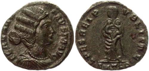 Roman Empire AE Follis 326 - 328 ... 
