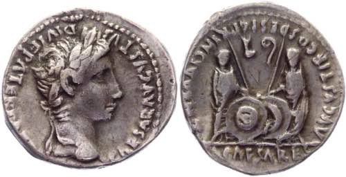Roman Republic Denarius 1 - 4 AD - ... 