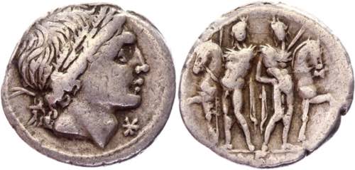 Roman Republic AR Denarius 109 - ... 